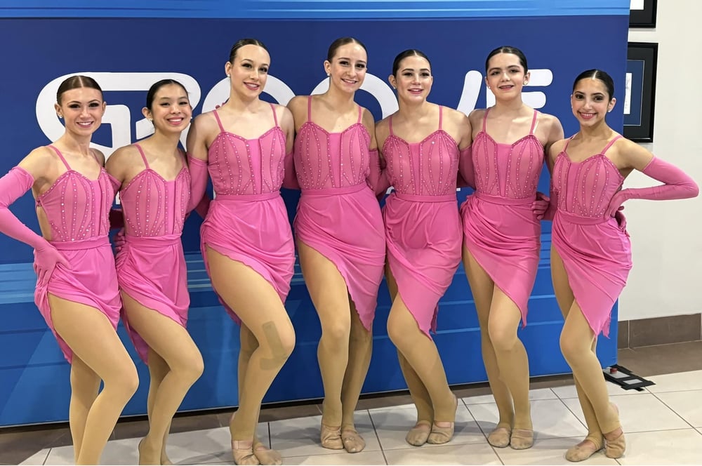 Dance Team dancers at a competition